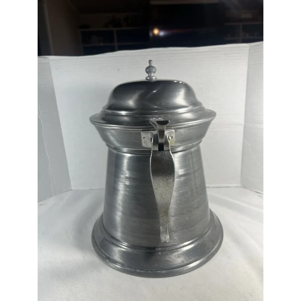 VTG Lazar Handcrafted Pewter Tone Insulated Ice Bucket XL 12.5” Beer Stein
